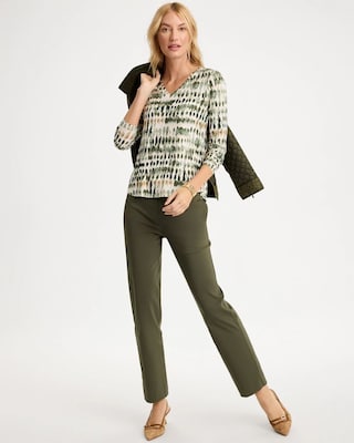 Dots Touch of Cool™ V-Neck Layering Tee click to view larger image.