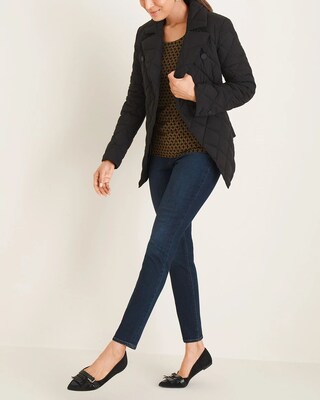 Double-Breasted Quilted Puffer Jacket