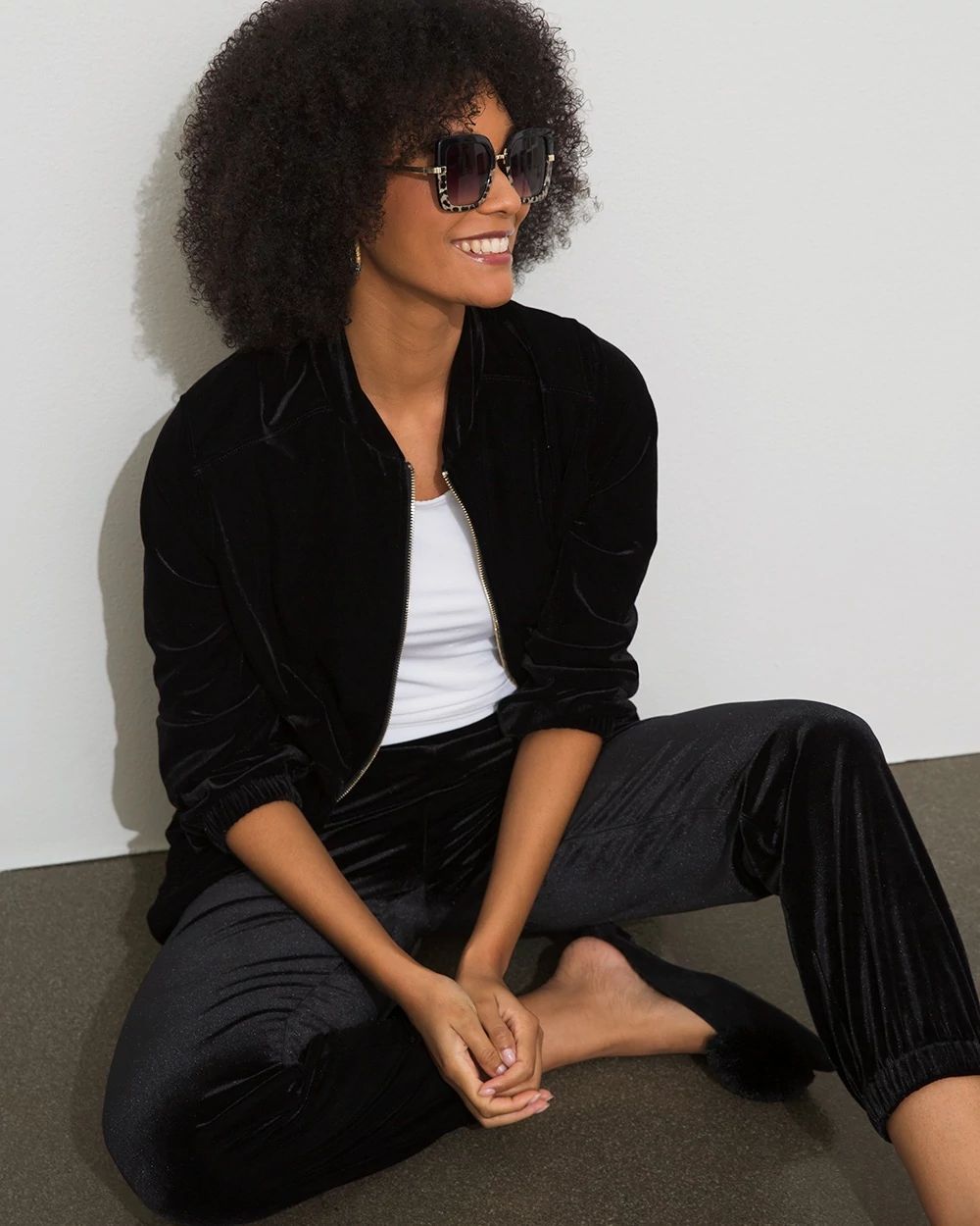 Travelers Collection Velvet Joggers
