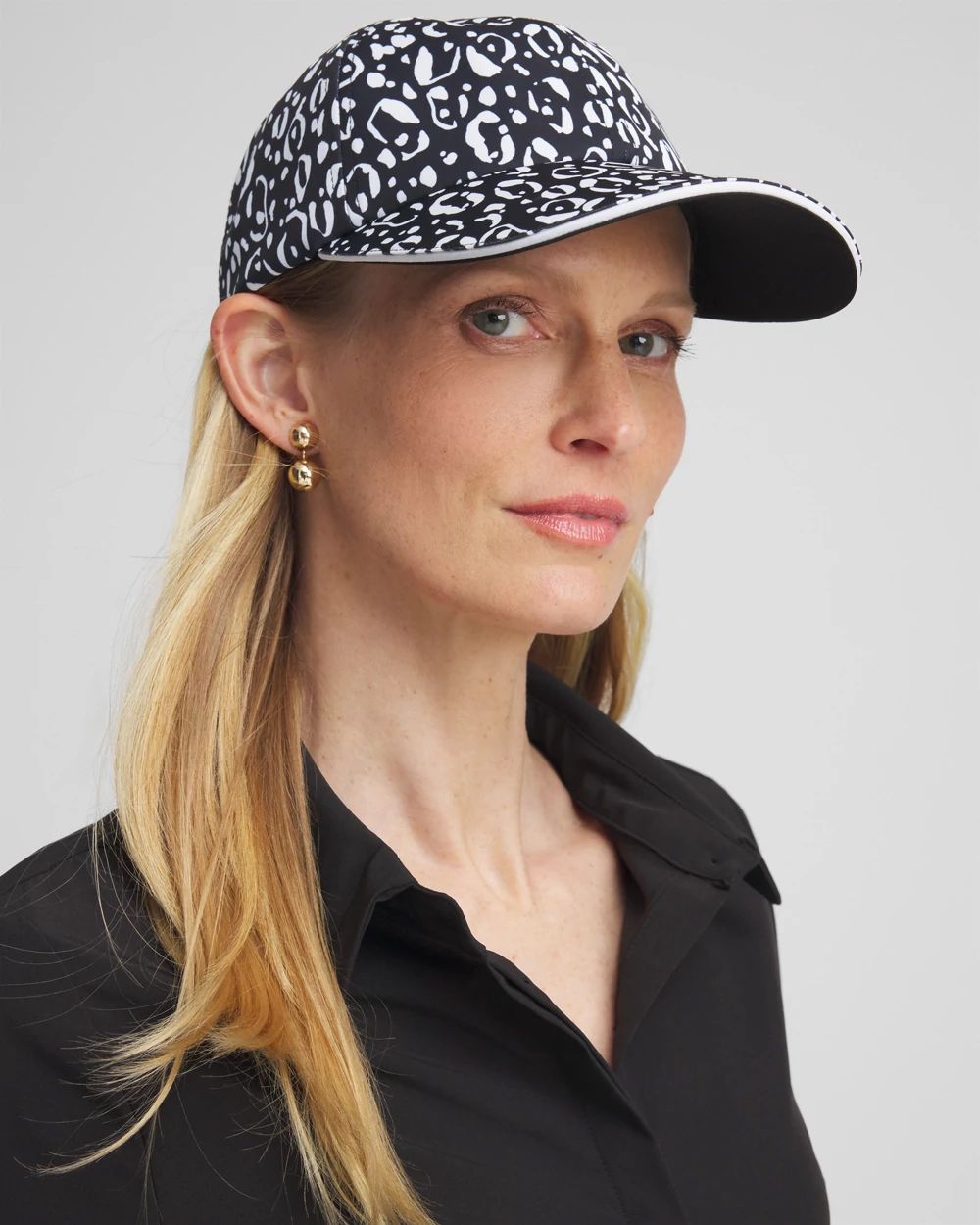 Neema Animal Print Baseball Cap