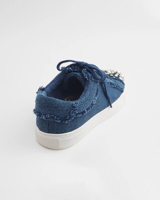 Embellished Denim Sneakers click to view larger image.