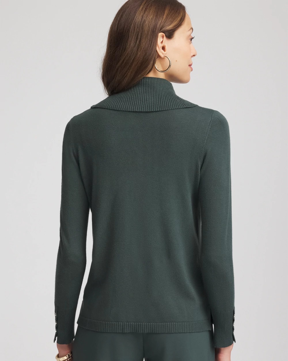Cowlneck Long-Sleeved Sweater
