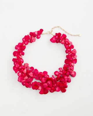 Blossoming Shells Statement Necklace