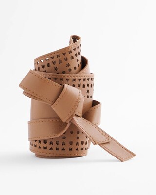 Chico's Faux Leather Cutout Belt click to view larger image.