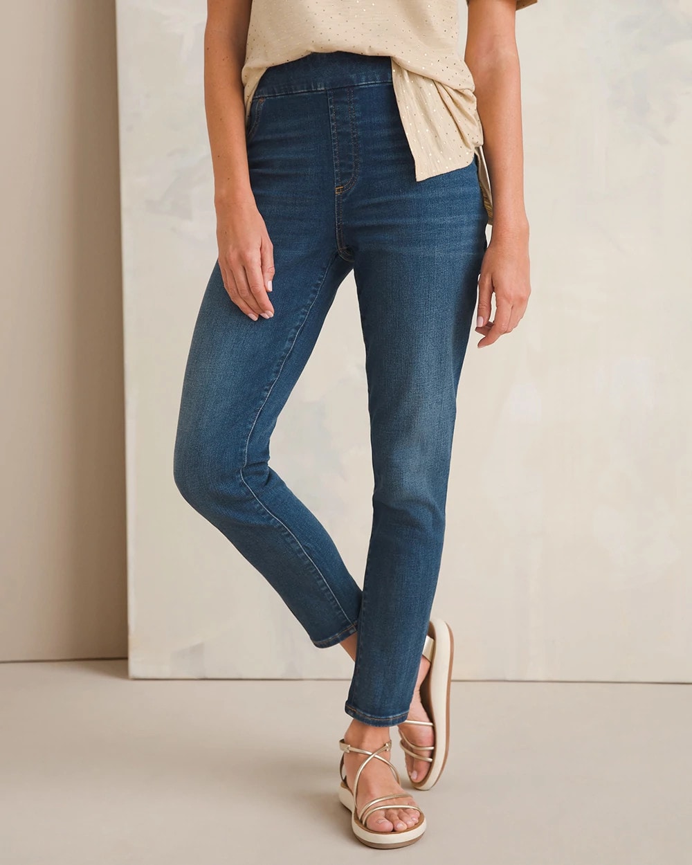 Petite Pull-On Ankle Jeggings