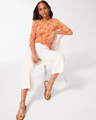 Foliage 3/4 Sleeve Perfect Tee