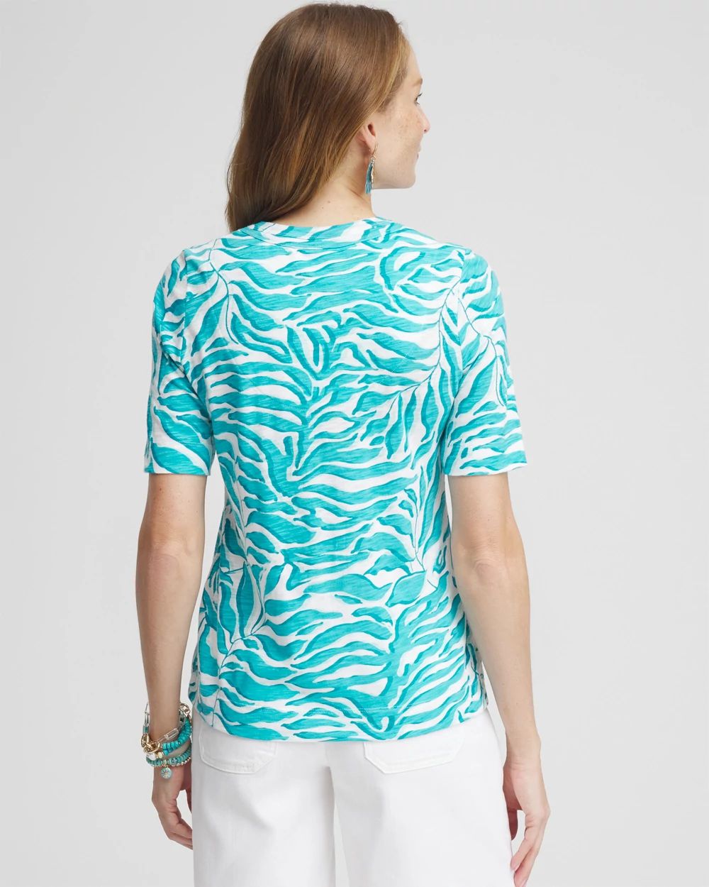 Cool Palms Scoop Neck Tee