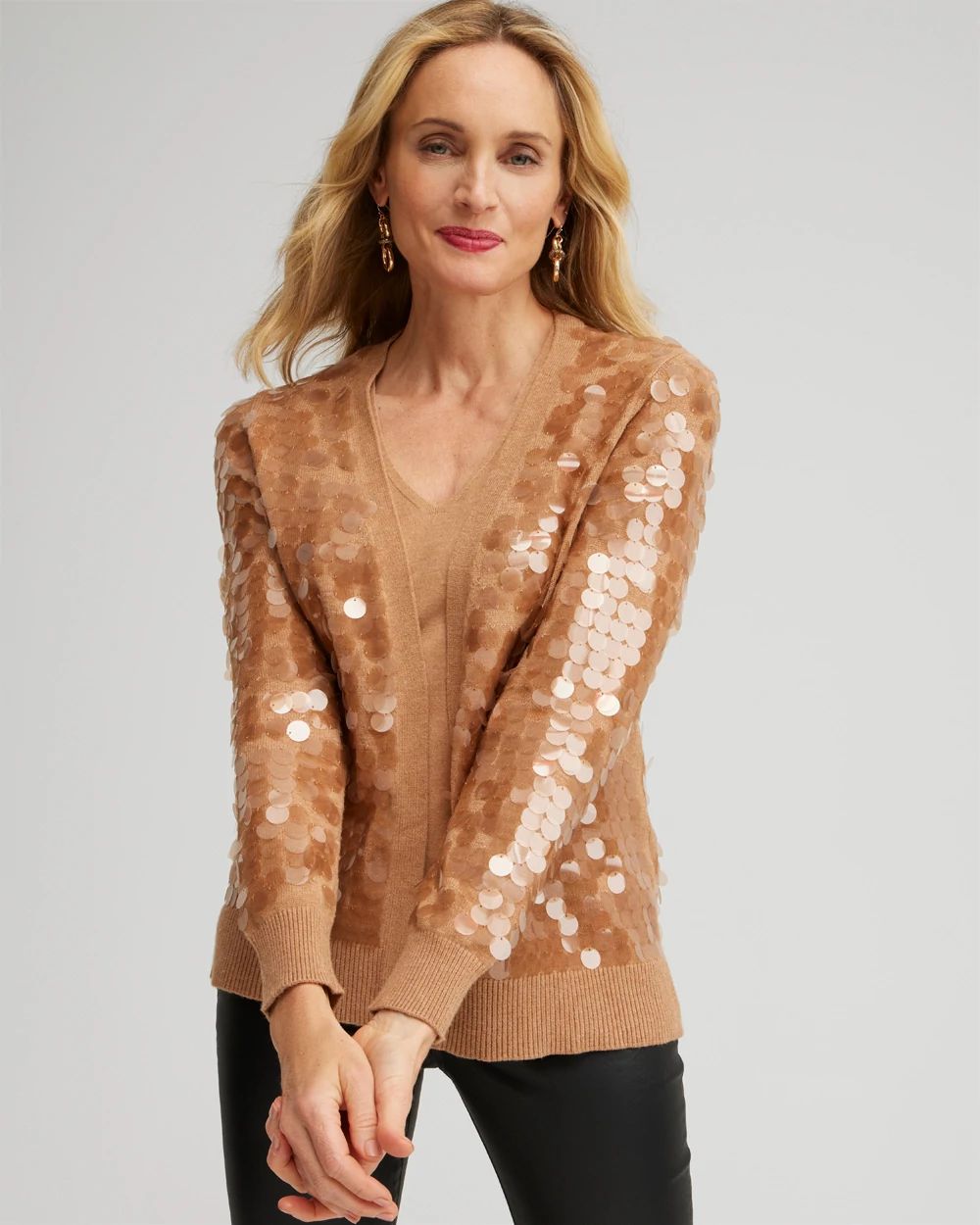 Sequin Cardigan Sweater
