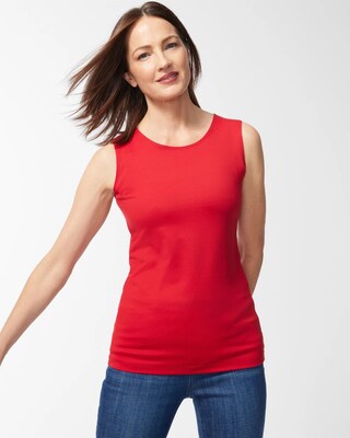 High Neck Microfiber Tank