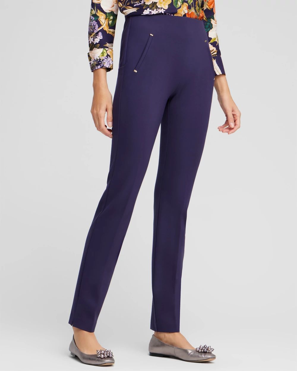 Juliet Slim Trim Detail Pants