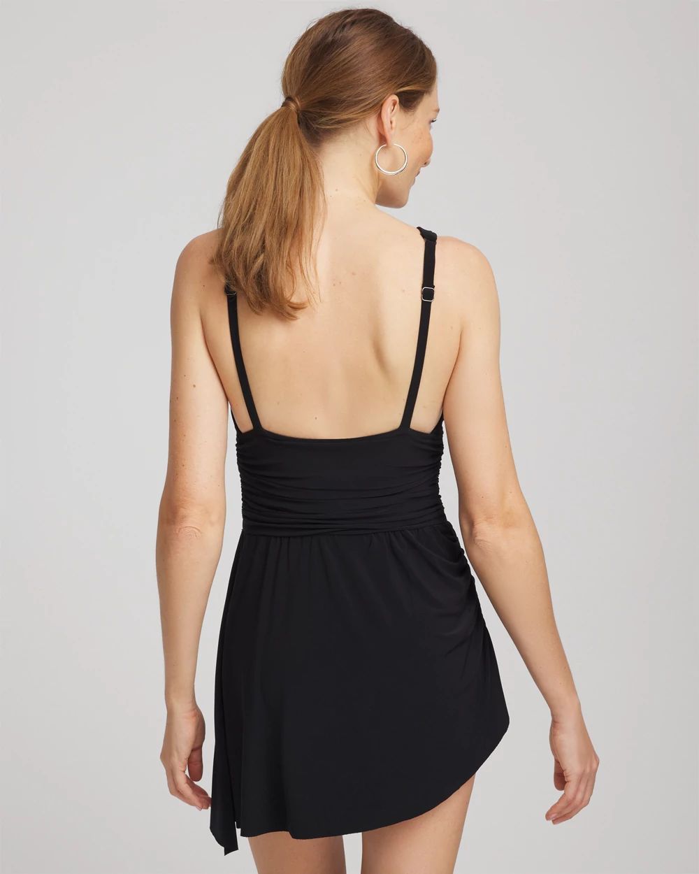 Miraclesuit® Solids Celine Swim Dress click to view larger image.