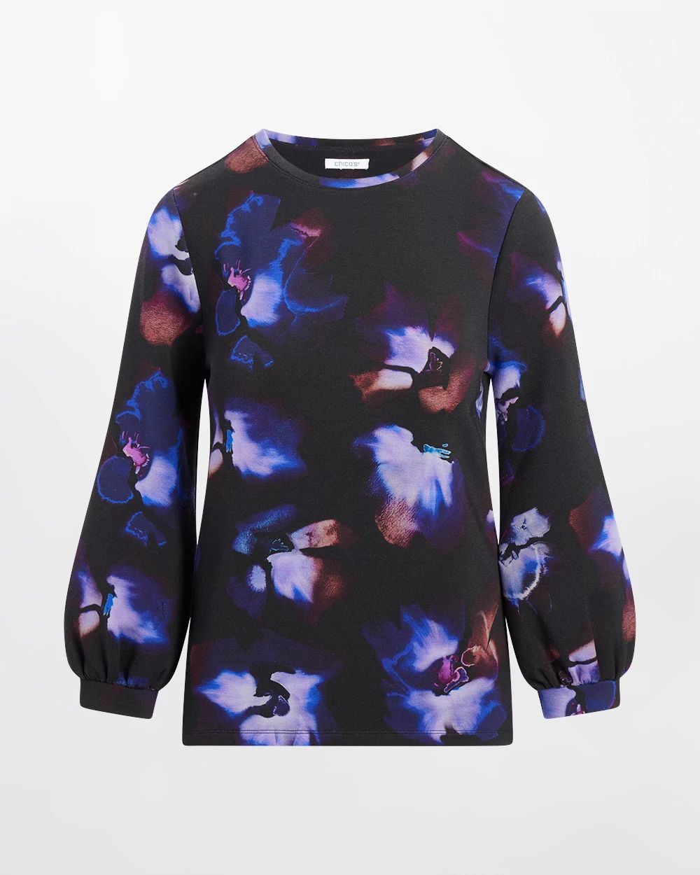 Zenergy Scuba Floral Top