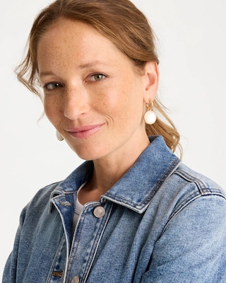 Swan Mini Charm Earrings click to view larger image.