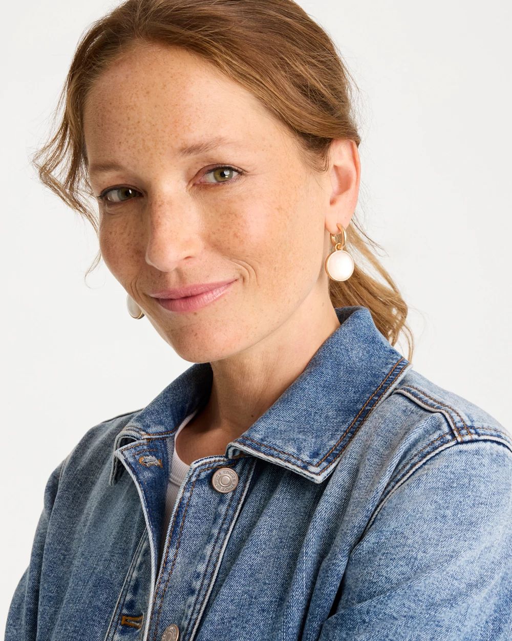 Swan Mini Charm Earrings click to view larger image.