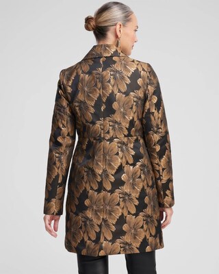 Floral Jacquard Topper