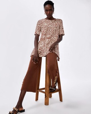 Travelers Animal Print Tunic