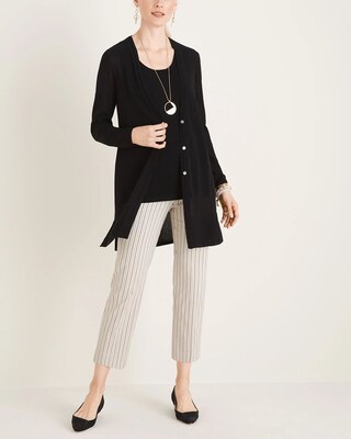 So Slimming Brigitte Striped Straight-Leg Crops