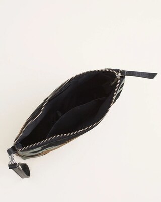 Camo-Print Haircalf Clutch