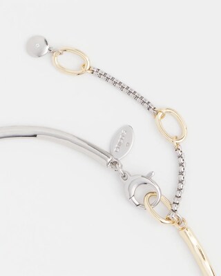 Mixed Metal Collar Necklace