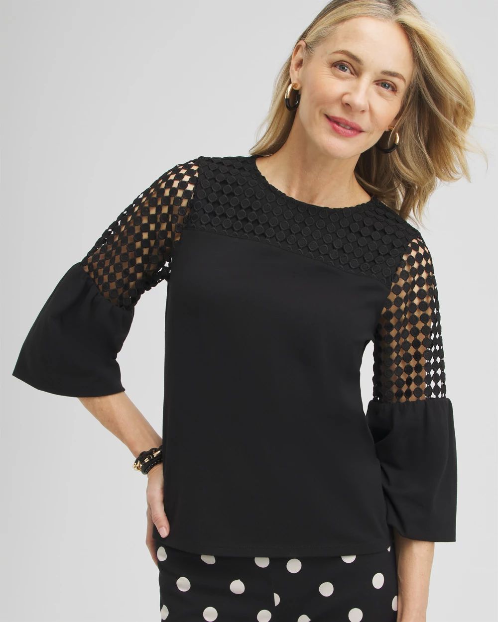 Lace Mix Top