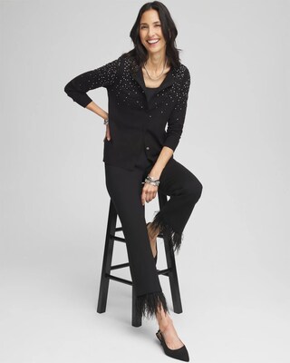 Embellished Button Cardigan click to view larger image.