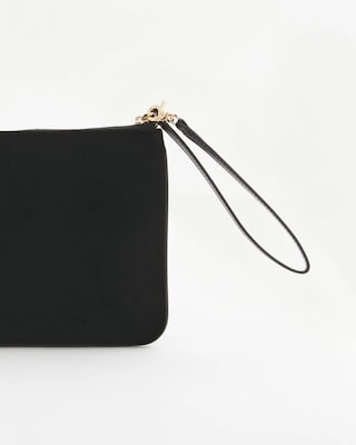 Planets & Stars Velvet Pouch Wristlet click to view larger image.