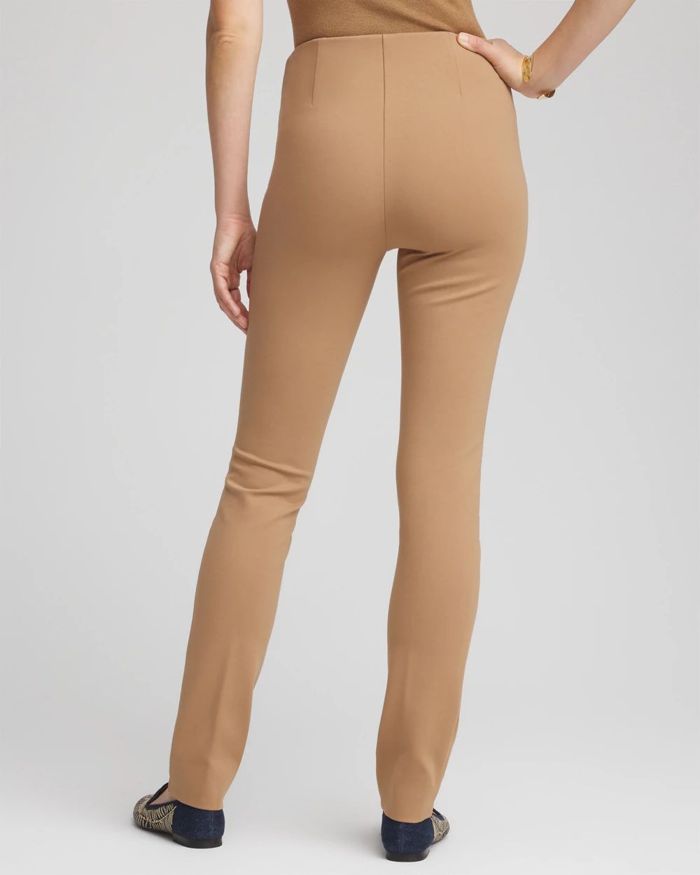 Petite Juliet Ponte Trim Detail Pants