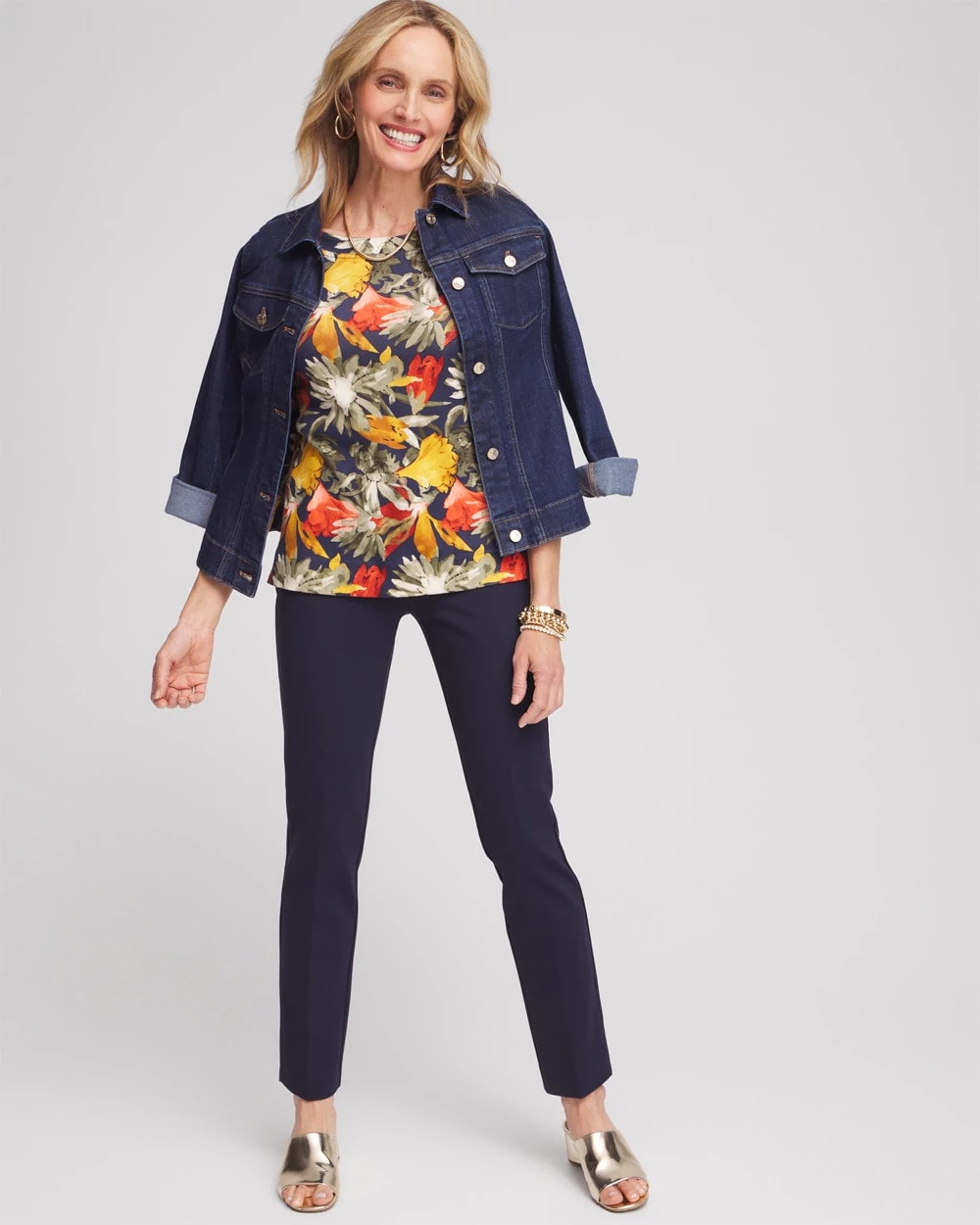 3/4 Sleeve Garden Bateau Neck Tee