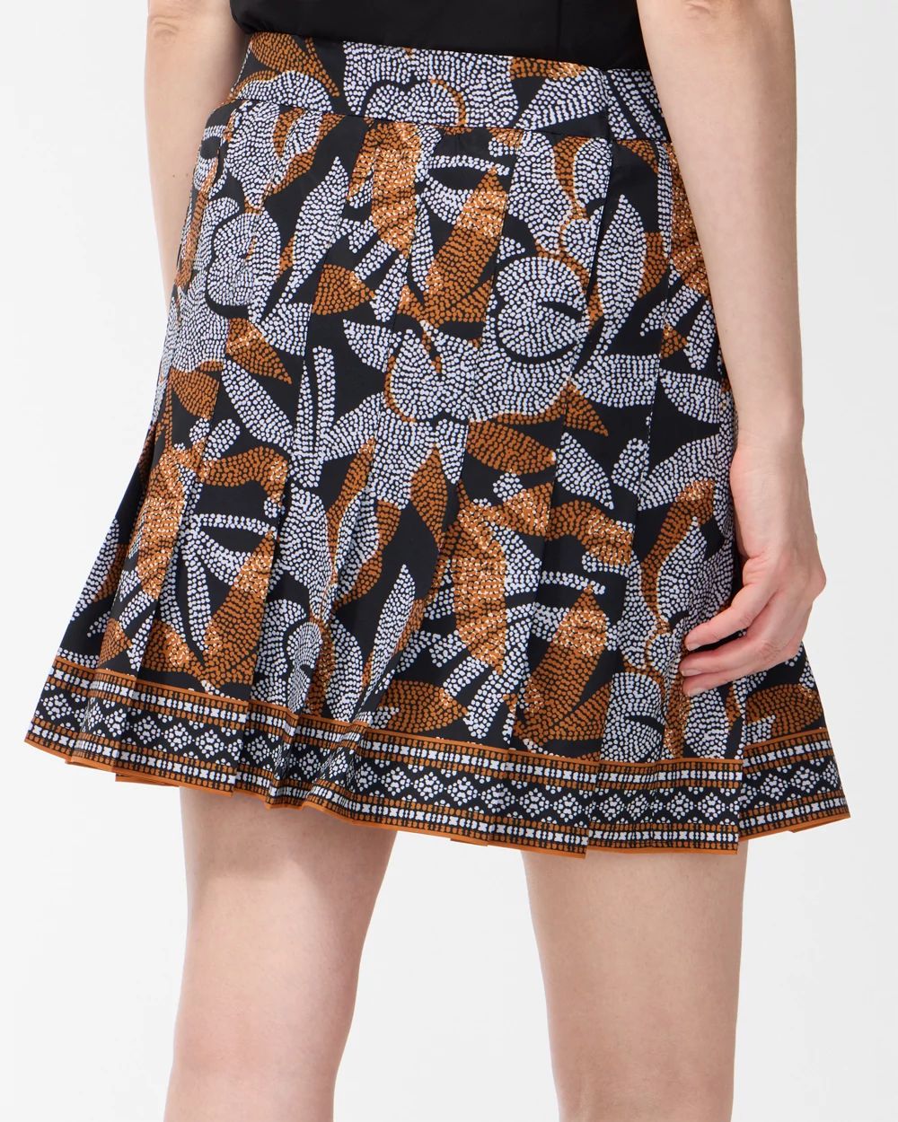Zenergy UPF Neema Floral Pleated Skort