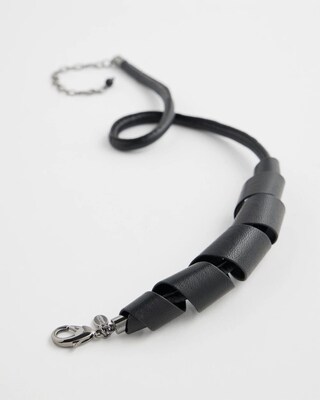 Leather Twist Necklace
