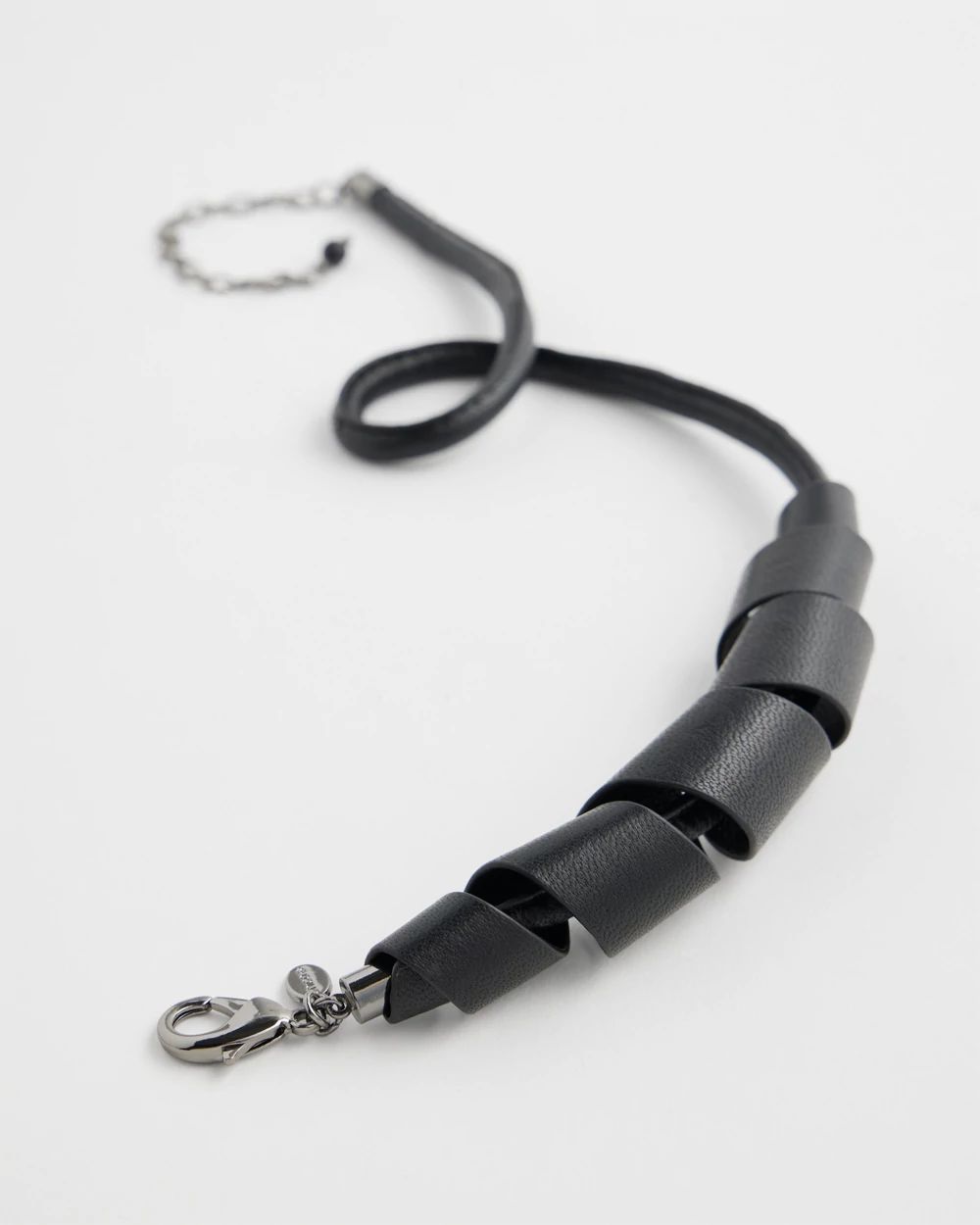 Leather Twist Necklace