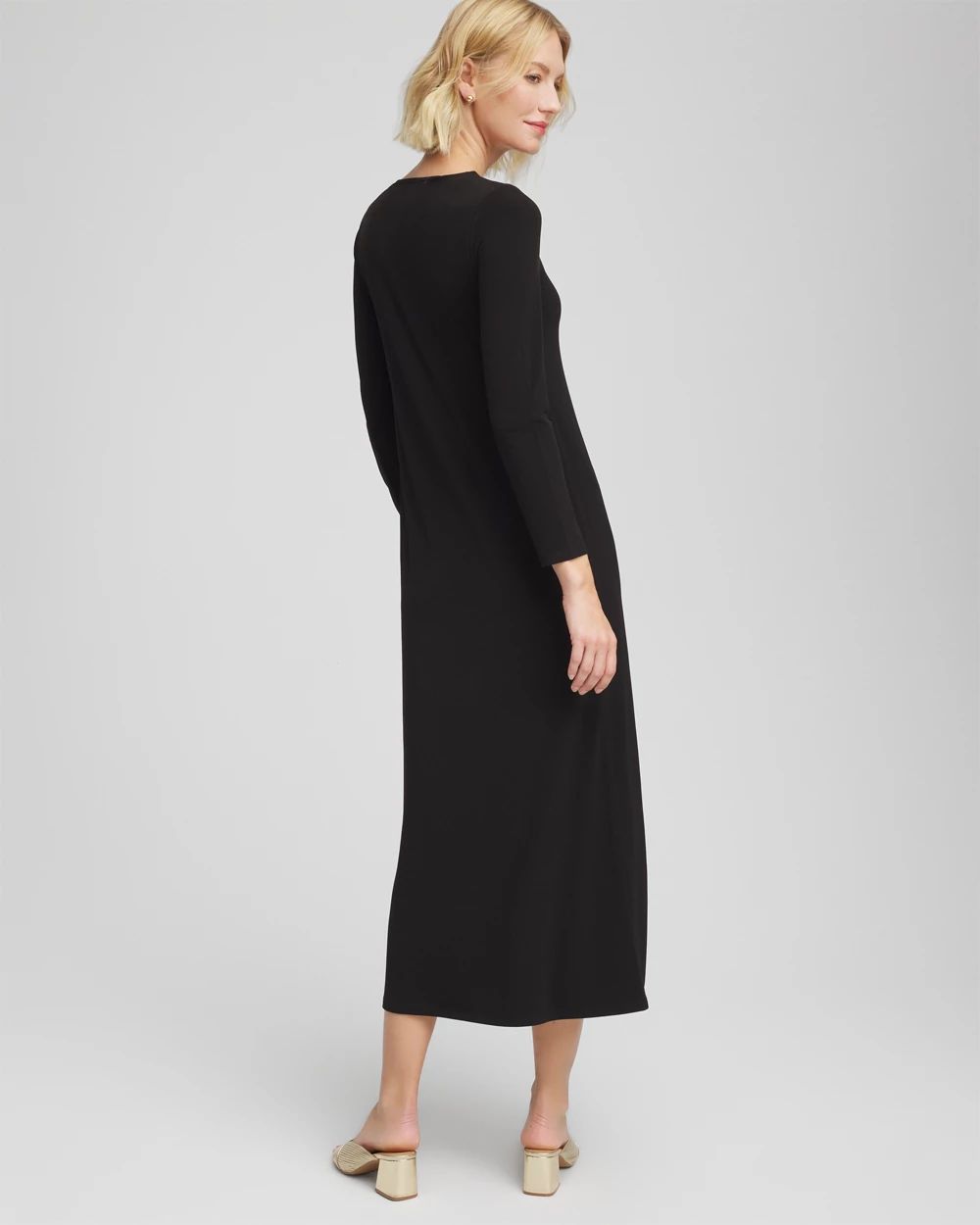 Petite Embellished Column Maxi Dress