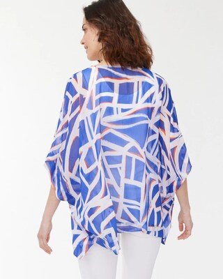 Americana Sheer Poncho