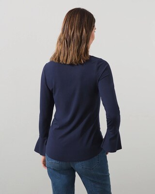 Touch of Cool Flutter Sleeve Tee