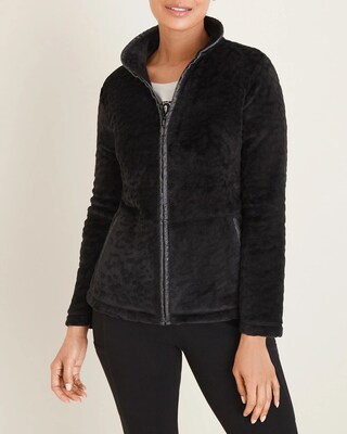 Zenergy Cozy Animal-Print Jacket