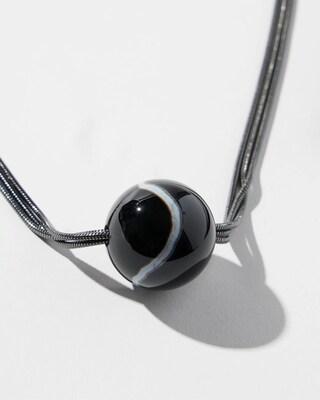 Agate Pendant Necklace