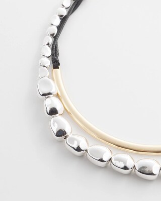 Mixed Metal Convertible Necklace
