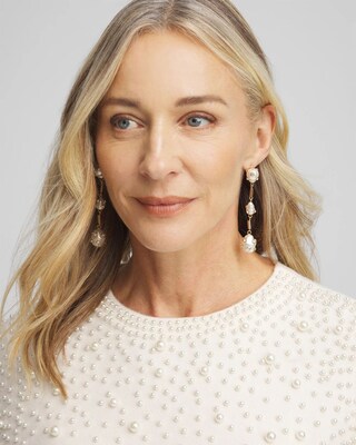 No Droop™ Pearl Drop Earrings
