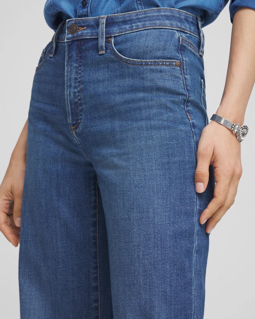 High Rise Wide Leg Jeans