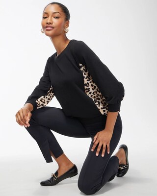 Zenergy Bungee Animal Print Sweatshirt
