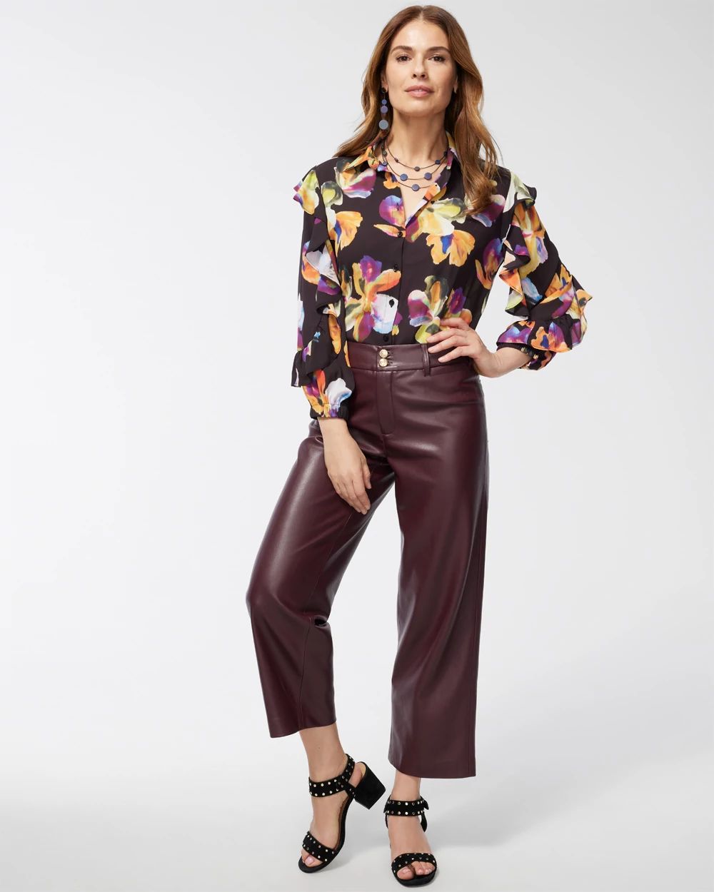 Chiffon Botanical Shirt
