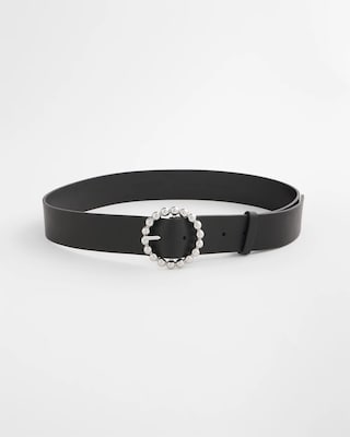 Silver Dot Trouser Belt