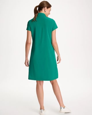 Zenergy® UPF Mockneck Bungee Dress click to view larger image.