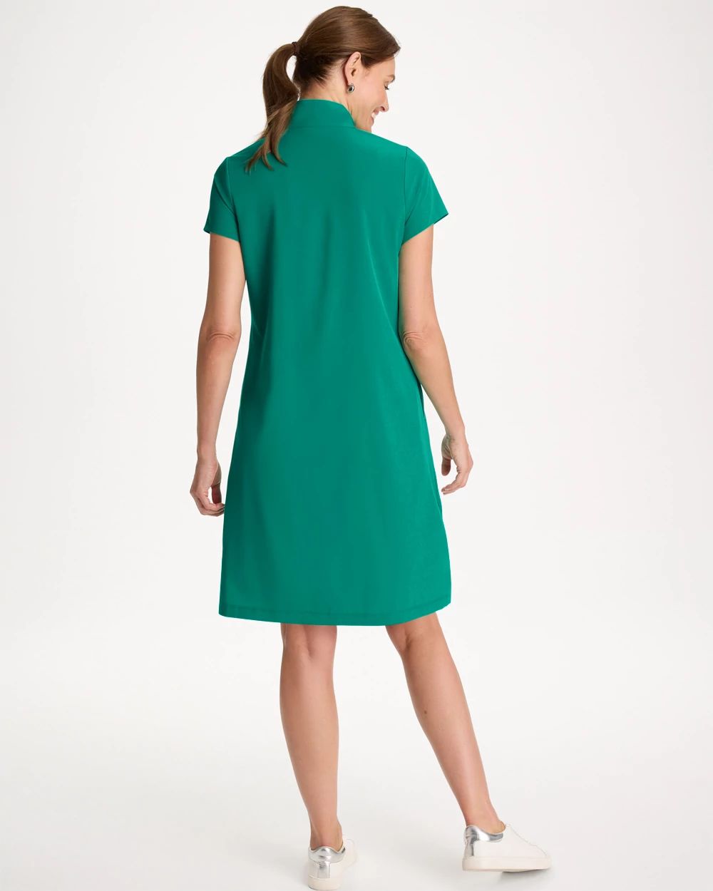 Zenergy® UPF Mockneck Bungee Dress