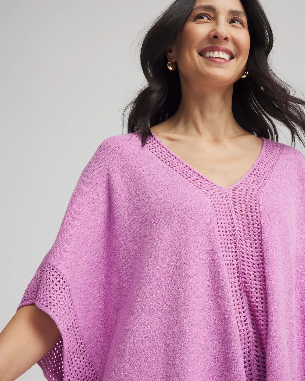 Novelty Stitch Poncho click to view larger image.
