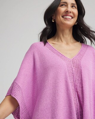 Novelty Stitch Poncho click to view larger image.