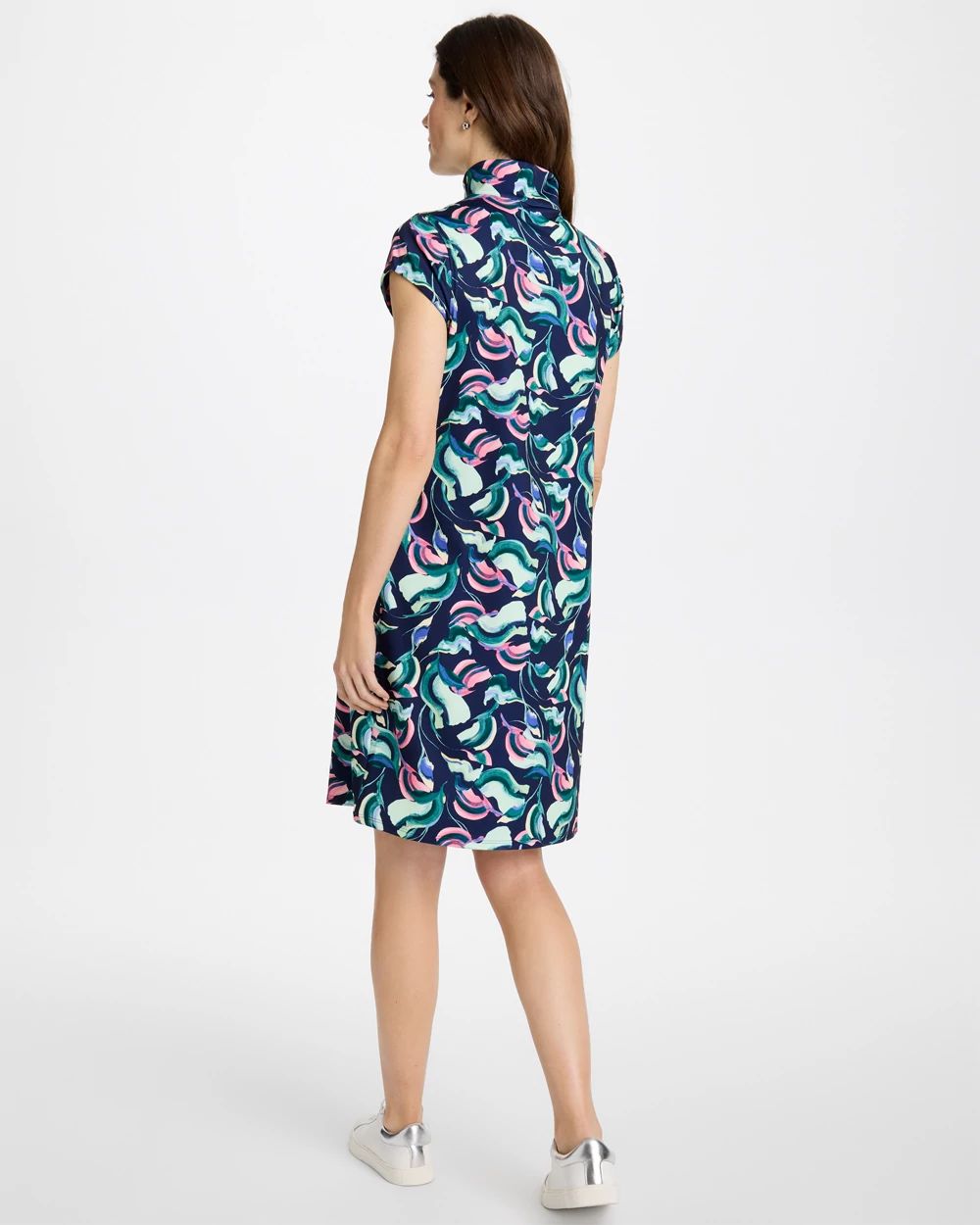Zenergy® UPF Blooms Polo Dress