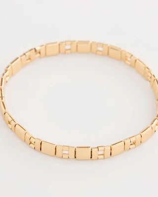 Glam Slice Stretch Bracelet click to view larger image.