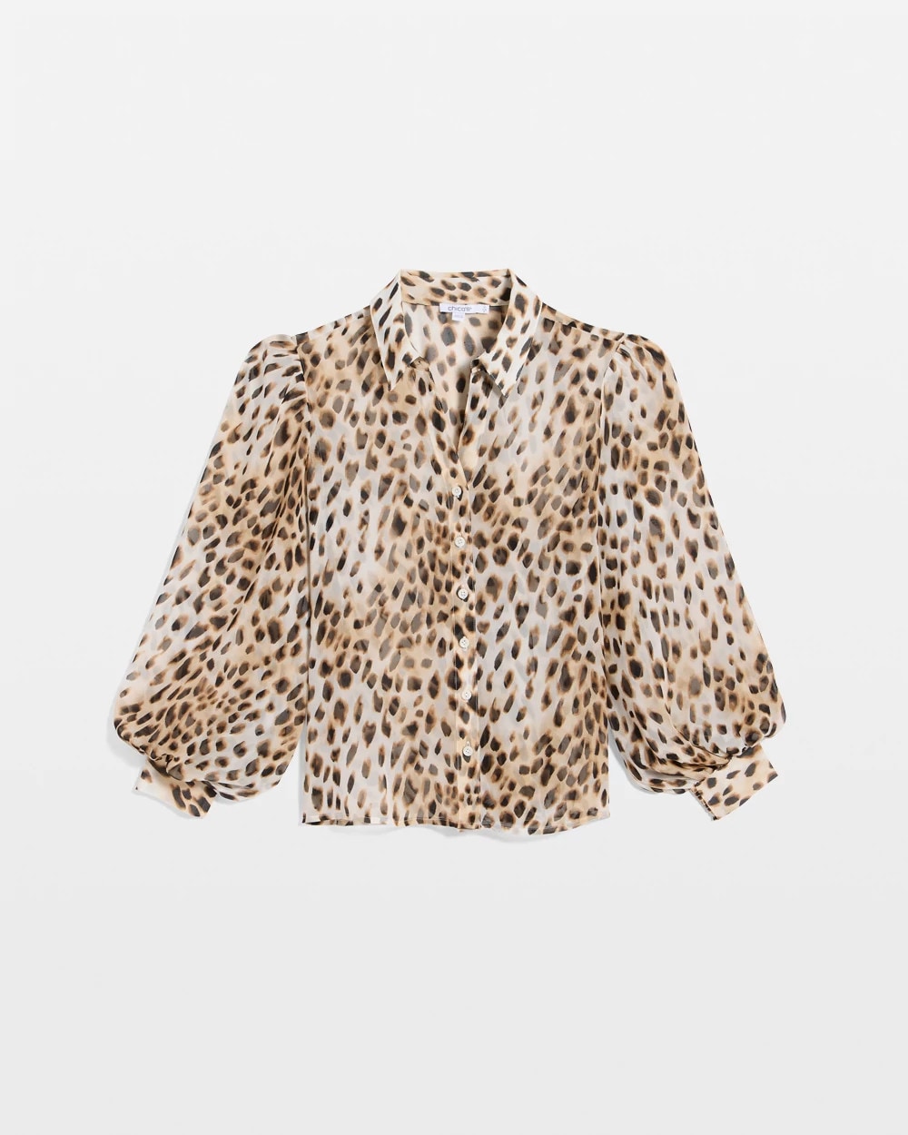 Georgette Animal Print Blouse