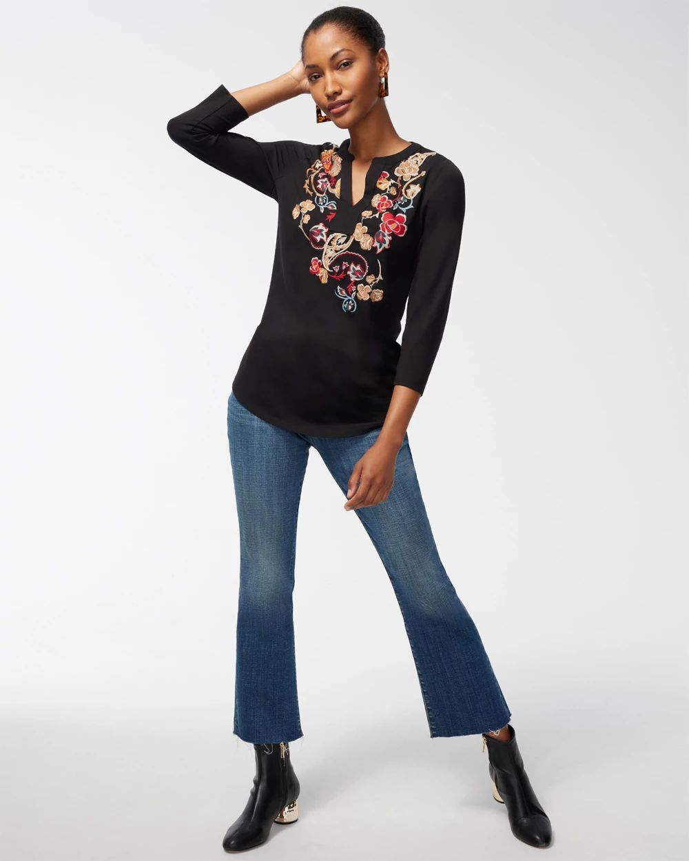Touch of Cool Embroidered Tunic